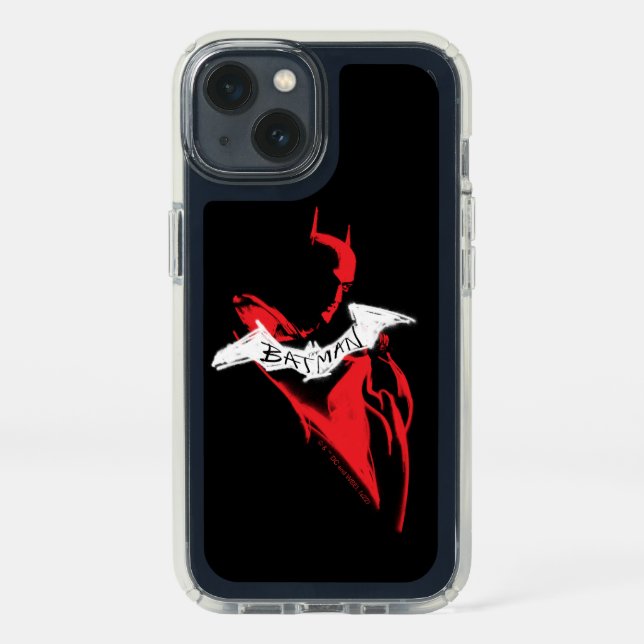 The Batman Spraypaint Outline Speck iPhone 13 Case (Front)