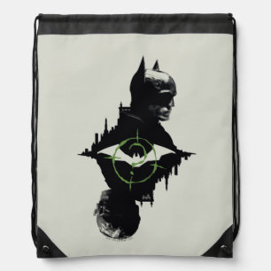 The Batman & The Riddler Dual Character Graphic Drawstring Bag