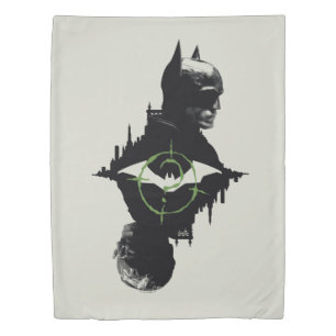 The Batman & The Riddler Dual Character Graphic Duvet Cover