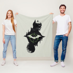 The Batman & The Riddler Dual Character Graphic Fleece Blanket