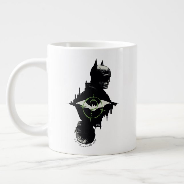 The Batman & The Riddler Dual Character Graphic Giant Coffee Mug (Left)