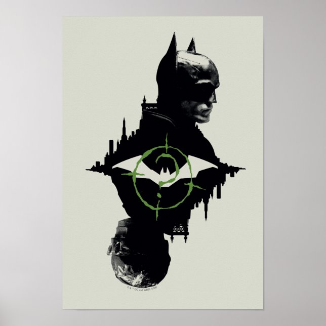 The Batman & The Riddler Dual Character Graphic Poster (Front)