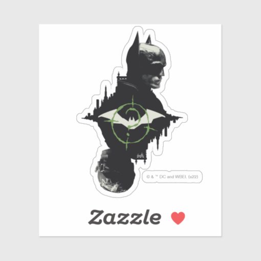 The Batman & The Riddler Dual Character Graphic Sticker | Zazzle