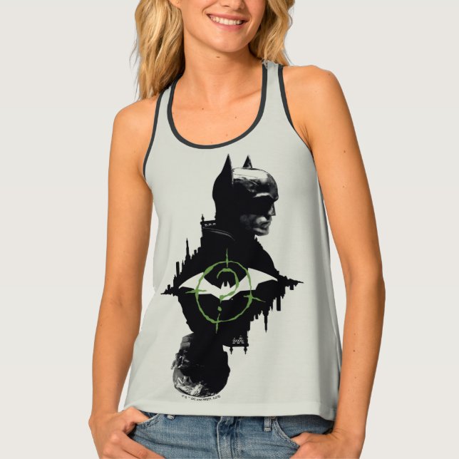 The Batman & The Riddler Dual Character Graphic Tank Top (Front)