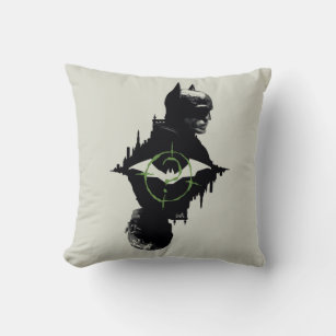 The Batman & The Riddler Dual Character Graphic Throw Pillow