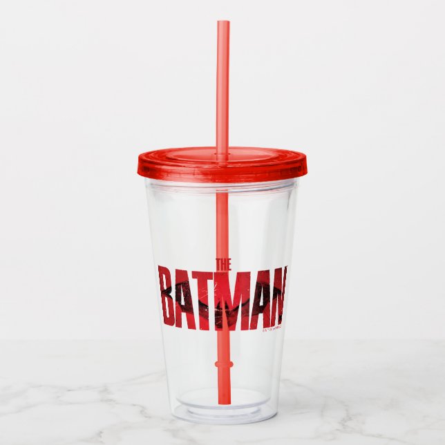 The Batman Theatrical Logo Acrylic Tumbler (Front)