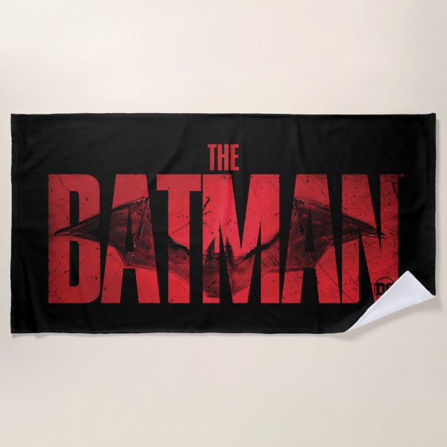 The Batman Theatrical Logo Beach Towel (Front)
