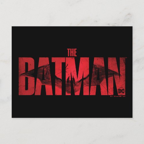 The Batman Theatrical Logo Postcard