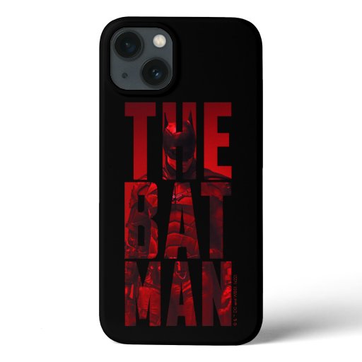 The Batman Typography Cutout iPhone 13 Case
