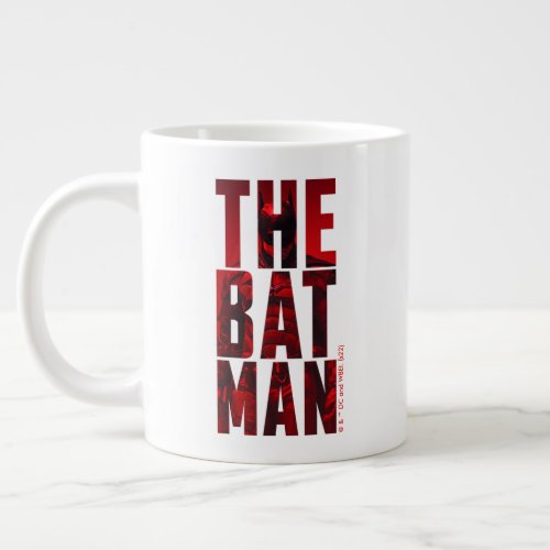The Batman Typography Cutout Giant Coffee Mug