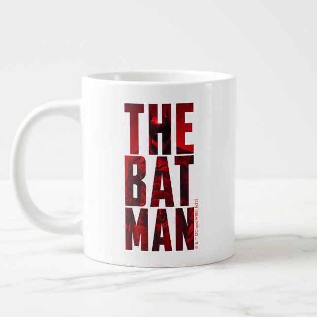 The Batman Typography Cutout Giant Coffee Mug (Left)