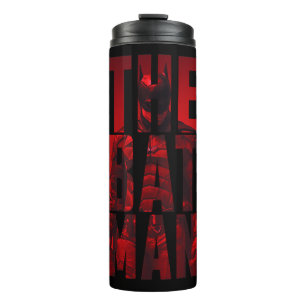 The Batman Typography Cutout Thermal Tumbler