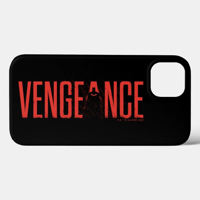 The Batman Vengeance Silhouette Case-Mate iPhone Case (Back (Horizontal))