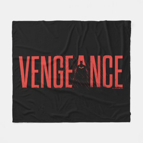 The Batman Vengeance Silhouette Fleece Blanket