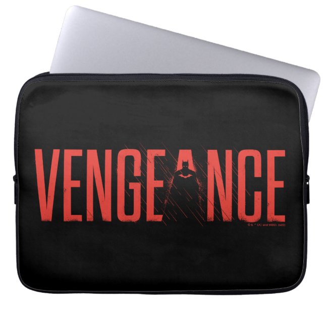 The Batman Vengeance Silhouette Laptop Sleeve (Front)