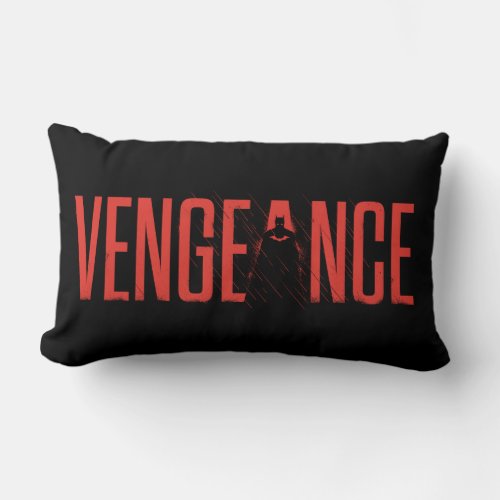 The Batman Vengeance Silhouette Lumbar Pillow