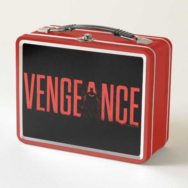 The Batman Vengeance Silhouette Metal Lunch Box (Front)