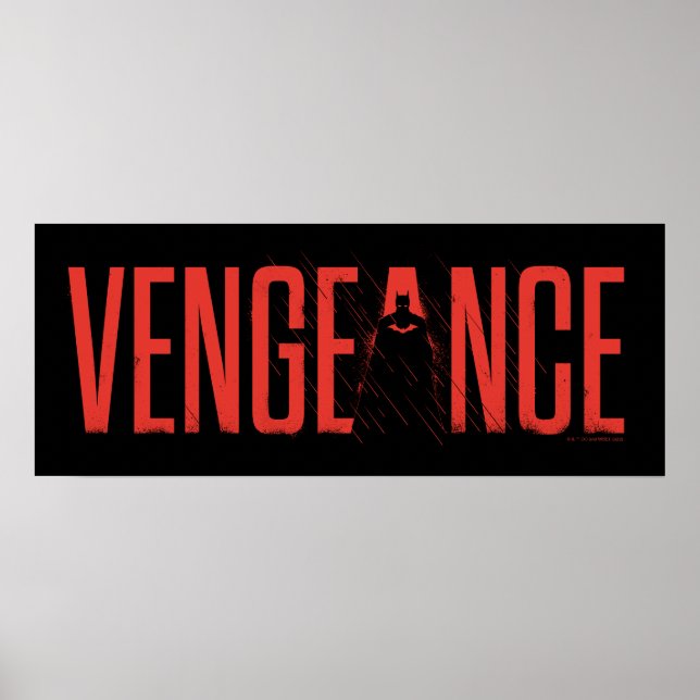 The Batman Vengeance Silhouette Poster (Front)