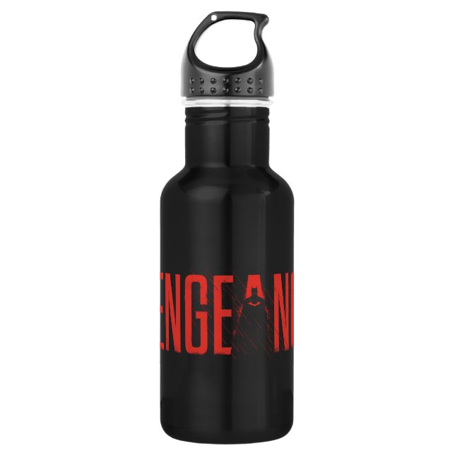 The Batman Vengeance Silhouette Stainless Steel Water Bottle (Front)