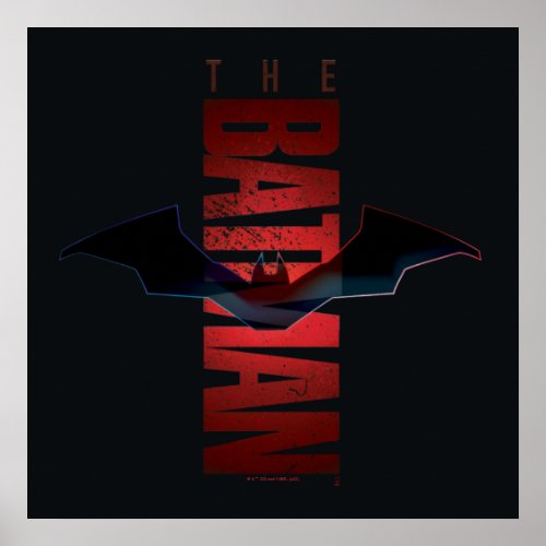 The Batman Vertical Logo Poster