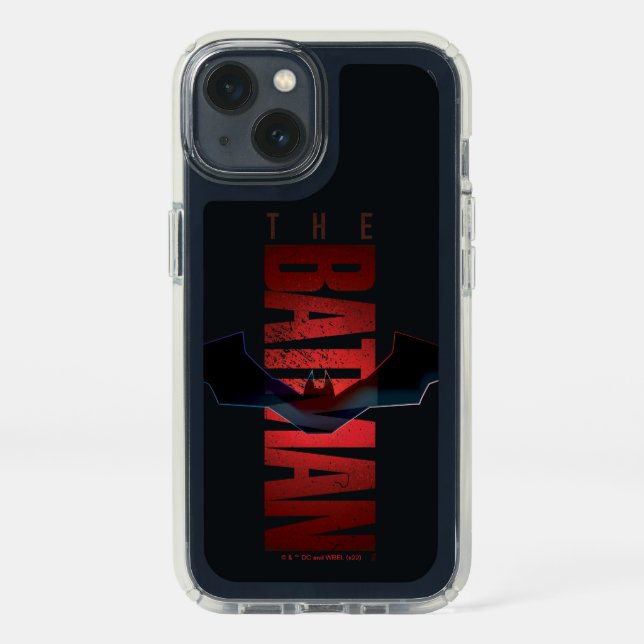 The Batman Vertical Logo Speck iPhone 13 Case (Front)