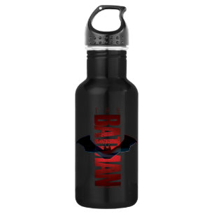 The Batman Vertical Logo Stainless Steel Water Bottle