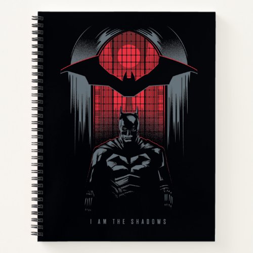 The Batman Window Pane Outline Notebook