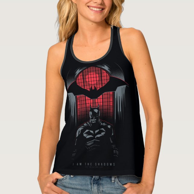 The Batman Window Pane Outline Tank Top (Front)