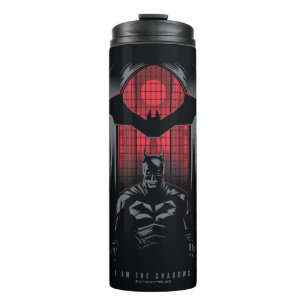 The Batman Window Pane Outline Thermal Tumbler