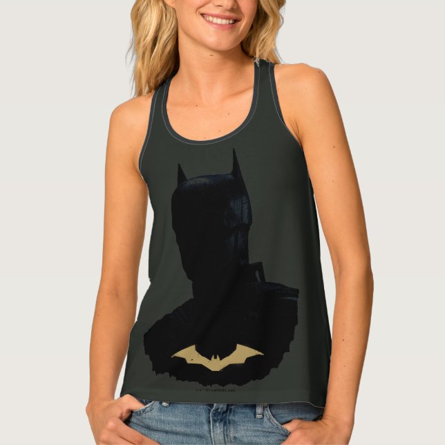 The Batman With Golden Bat Symbol Tank Top (Front)