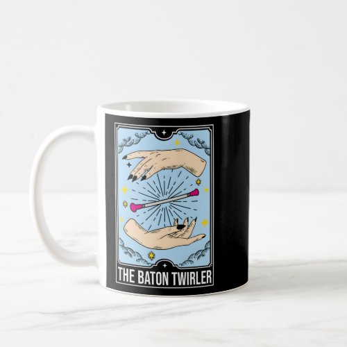 The Baton Twirler Tarot Card Majorette  Coffee Mug
