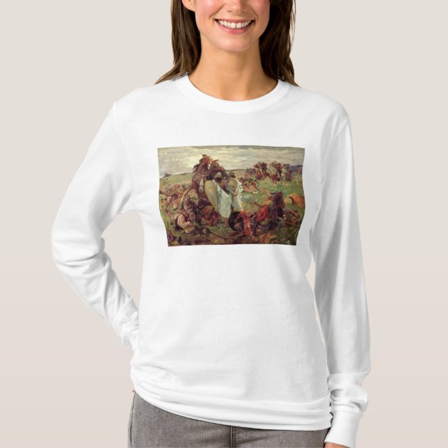 The Battle between Russians and Tatars, 1916 T-Shirt (Front)