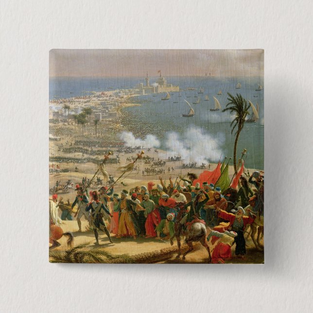 The Battle of Aboukir, 25th July 1799 Button (Front)