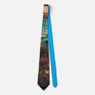 The Battle of Alexander at Issus Neck Tie