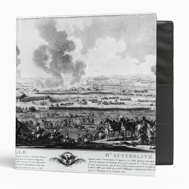 The Battle of Austerlitz, 2 December 1805 3 Ring Binder (Front/Inside)