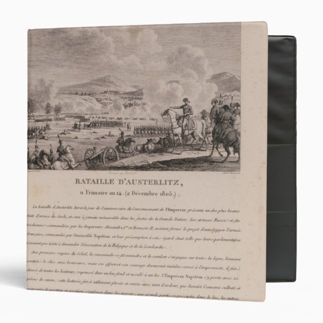 The Battle of Austerlitz, 2nd December 1805 Binder (Front/Inside)