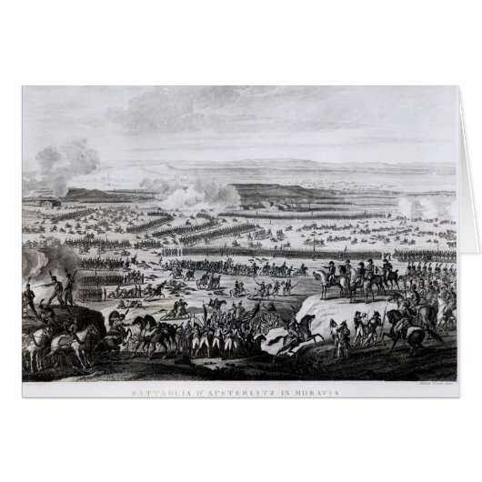 The Battle of Austerlitz in Moravia Cards (Front Horizontal)