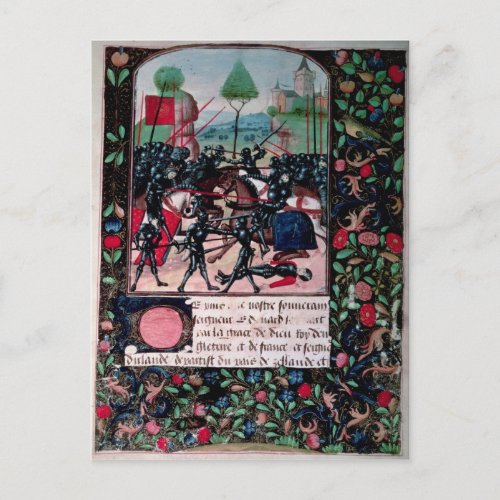 The Battle of Barnet 1471 Postcard