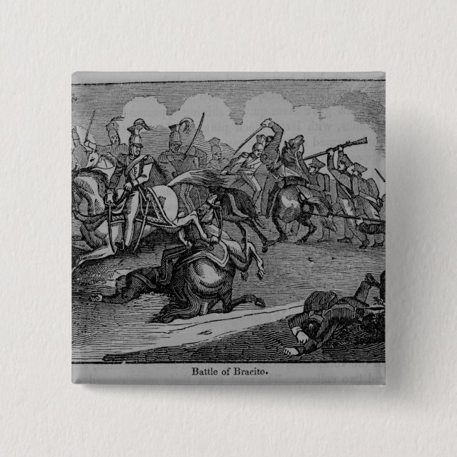 The Battle of Bracito Pinback Button (Front)