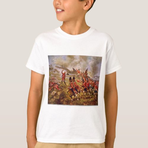 The Battle of Bunker Hill by E Percy Moran T_Shirt