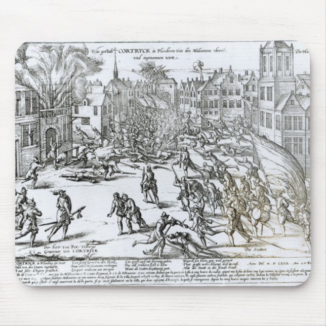 The Battle of Courtrai Between the French Mouse Pad (Front)