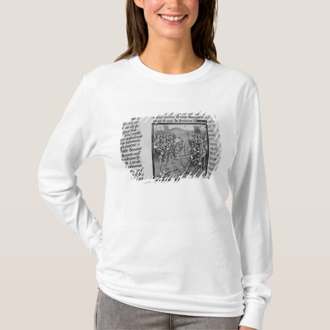 The Battle of Crecy in 1346 T-Shirt (Front)