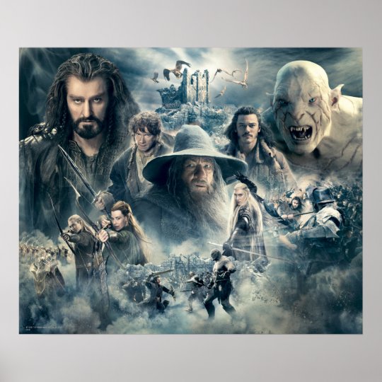 THE BATTLE OF FIVE ARMIES™ POSTER | Zazzle.com