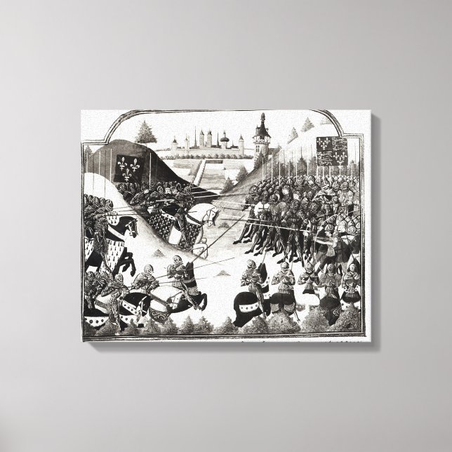 The Battle of Formigny Canvas Print (Front)