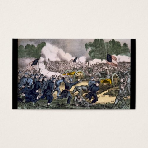 The battle of Gettysburg, Pa. July 3d. 1863 Business Card Templates