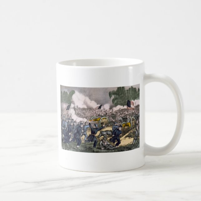 The battle of Gettysburg, Pa. July 3d. 1863 Coffee Mug (Right)