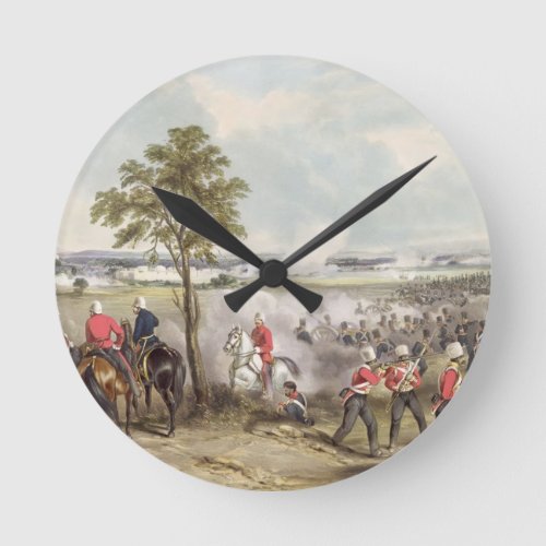 The Battle of Goojerat on 21st February 1849 engr Round Clock