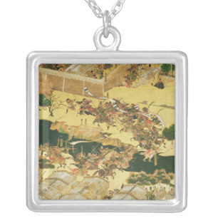 The Battle of Hogen from a screen Silver Plated Necklace