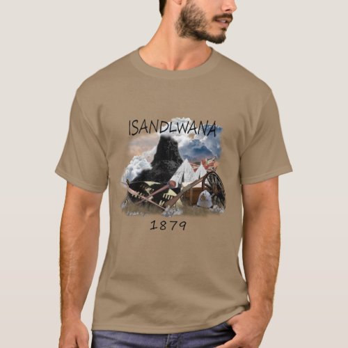 The Battle of Isandlwana 1879 Zulu verse British T_Shirt