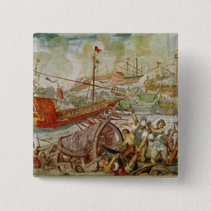 The Battle of Lepanto, October 1571, 1600 Pinback Button